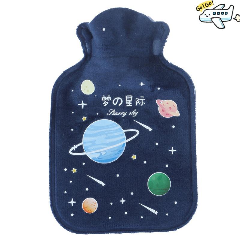 Kawaii Hot Water Bags Cute Plush Rubber Hand and Foot Belly Warmer Explosion-proof Hot Water Bottles for Women Period Pain