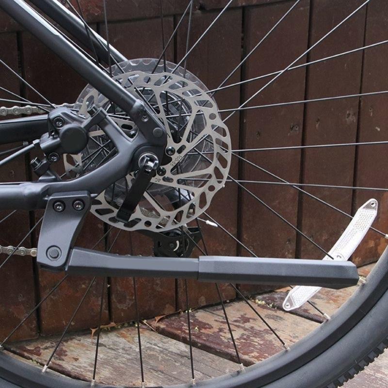 Rear Side Stand for 26/27.5/29inch Bicycles Nonslip Adjustable Bikes Side Stand for Mountain Bikes Bicycles Kickstand