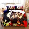 Anime Black Clover Asta Bedding Set 3D Printed Duvet Cover Pillowcase For Otaku Bedroom Home Textile Twin Full Queen King Size