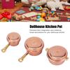 1:12   Cookware Set Miniature Simulation Pan Boiler Doll House Kitchen Accessory