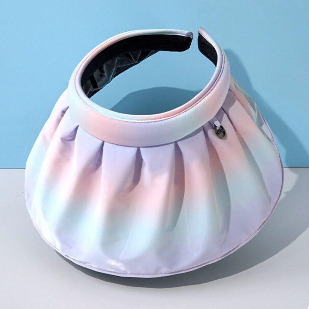 Big Brim Women Sunhat Breathable Bucket Hat Sports Sun Hat Flower Visor Cap  Summer