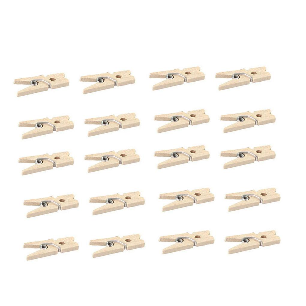 Sada dřevěných sponek - praktické a kolíčky na prádlo na fotografie a dekorace dřevěné kolíčky na prádlo dřevěné sponky móda