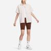 Nike Shirts Women's Light Rosewood Umber Square Collar Moderate Straight Fit FB8293-104