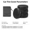 13-16 inch 16-20 inch Car Spare Tire Cover Sunscreen Waterproof Dustproof Protective Tire Bag Film  Tyre Spare Storage Cover