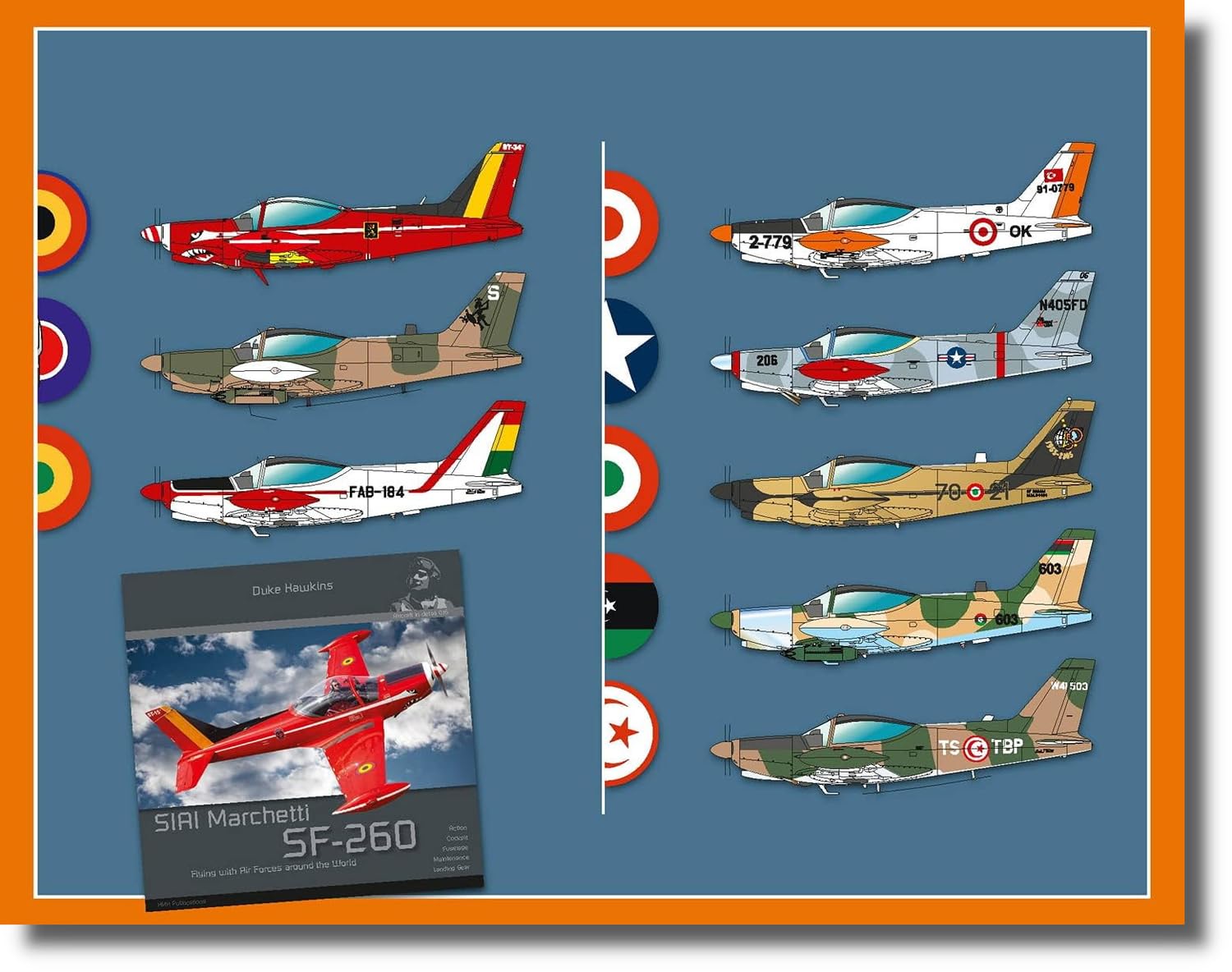 

Special Hobby 1/72 Scale SIAI-Marchetti SF-260 (Set of 2) Plastic Model Kit with Photo Documentation (SH72451n)