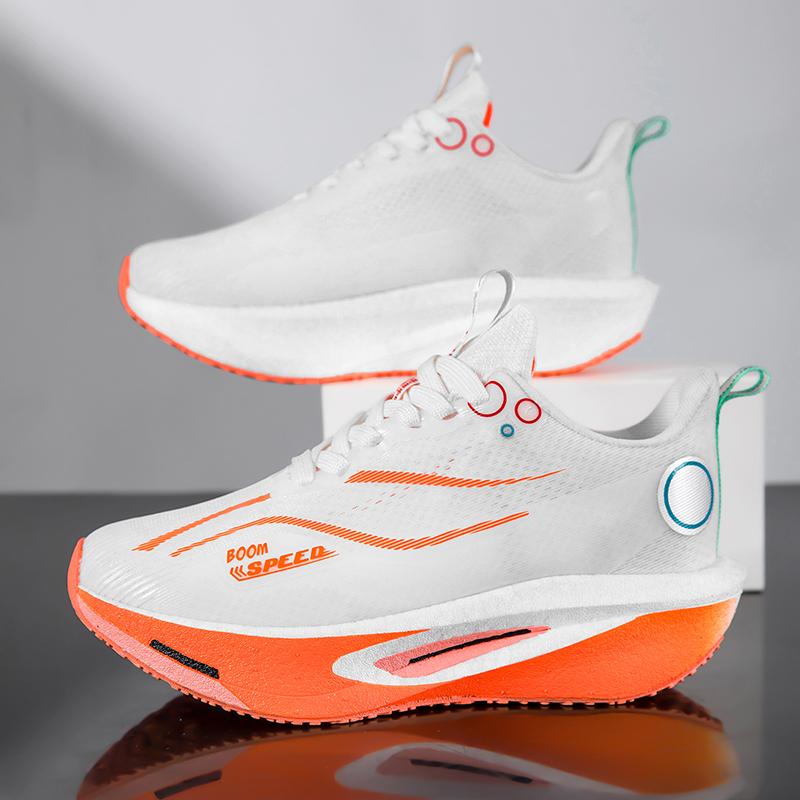 Scarpe da Corsa da Uomo Piastra in Carbonio Scarpe da Corsa Professionali Traspiranti Antiscivolo Ammortizzate Scarpe Sportive da Corsa Casual da Donna