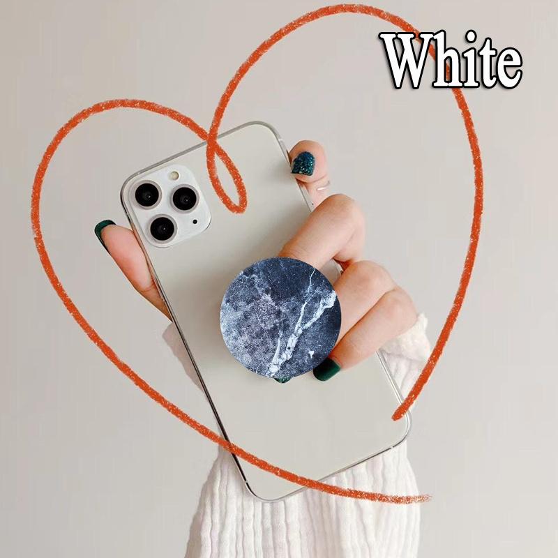 

Мраморный держатель для телефона с жидкой поддержкой, ручки-подставка, подходит для смартфонов, гибкий держатель для пальцев Size 2-19 белый