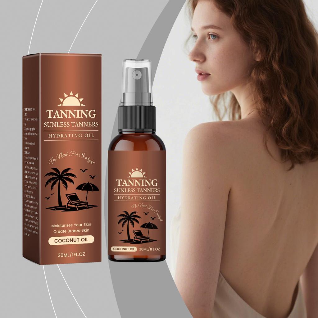 Oceaura Self Tanning Mist with Moisturizing - 30ml Sunless Tanner Spray for Body, Natural-Looking Tan, Fast-Absorbing