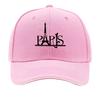 Paris Eiffel Tower Print Adjustable Snapback Hat Casual Outdoor Cap Sandwich Baseball Cap