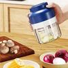 Plastic Electric Garlic Puree Machine 320ml Meat Mincer Portable Food Processor  Food Preparation