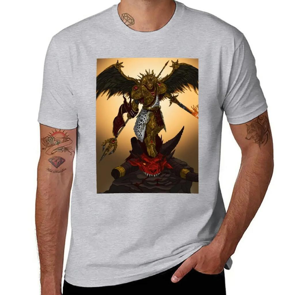Sanguinius: Primarch of the Blood Angels T-Shirt animal print shirt for boys quick drying t-shirt graphic t shirts