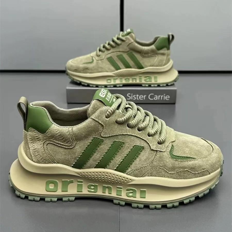 European Station Men's Shoes 2025 New Trendy Brand Retro Three-bar Dad Shoes Street Fashion Mature Ruffian Handsome Sports Shoes