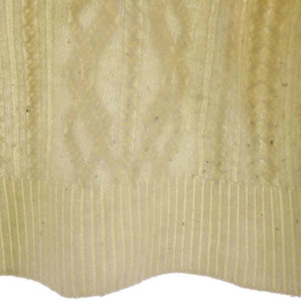 LE PHIL wool Long sleeve Fisherman knit 1 White system Women Used