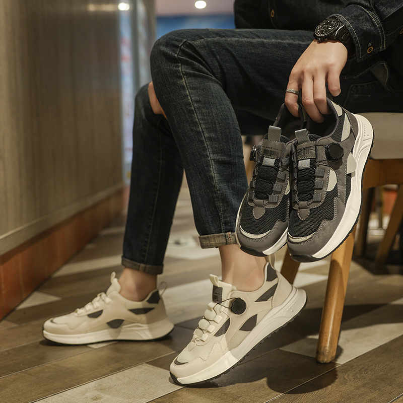 Fashion Ecoleather Outdoor Men's Loafers Shoes Running Men Tennis Shoes Sneakers Boty For Man Sports Deporte 2025outdoor Sapateni