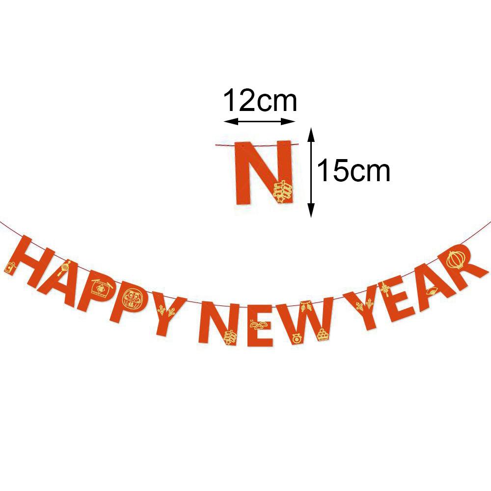 2026 Chinese New Year Hanging Decorations Red Spring Festival Hanging Ornament Pendants Chinese Horse New Year Party Supplies