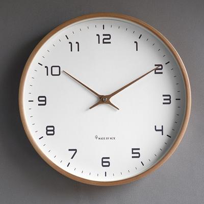 12/10 Inch Non-Ticking Wall Clock Silent Round Wall Clock Modern Decor Clock for Home/Office/School/Kitchen/Bedroom/Living Room
