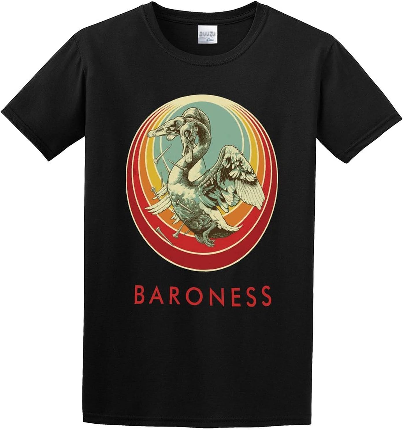 Baroness Live at Maida Vale T Shirt Graphic Unisex Tee Shirt Black S чёрный