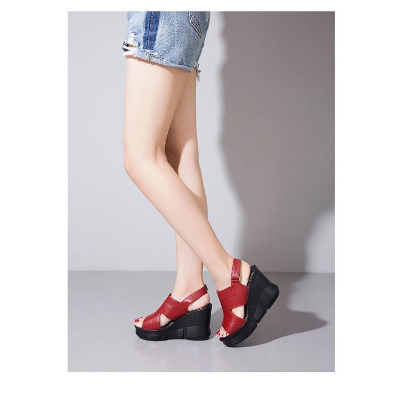 Women's Peep Toe Platform Sandals