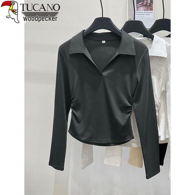 Woodpecker Women's Slim-Fit Polo Long Sleeve Base Layer Top