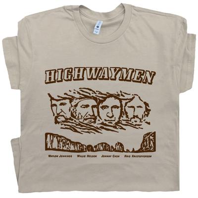 The Highwaymen T Shirt Outlaw Country Music Band Vintage Men Women Tee
