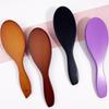 New Arrival Hair Brush Wood Handle Boar Bristle Beard Comb Styling Detangling Straighten Brown Lotus Boar Bristles Massage Comb
