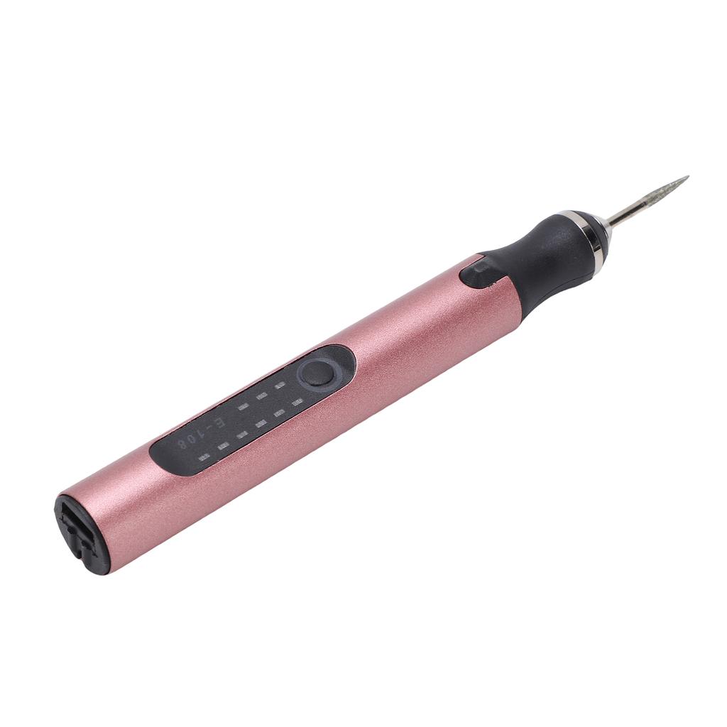 3-Speed Electric Engraving Pen, Rechargeable Cordless Polishing Pen, 5000-18000RPM Engraver with 20 Grinding Bits for Jewelry, Metal, Wood, Stone, Res