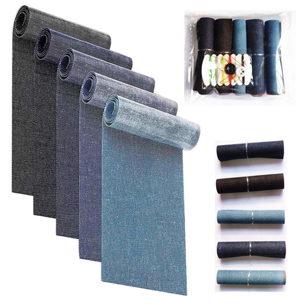 Jeans Fabric Patches Iron On Applique For Customizing Outerwear Bags Craft Project Clothing Repair Patches Clothes Decors
