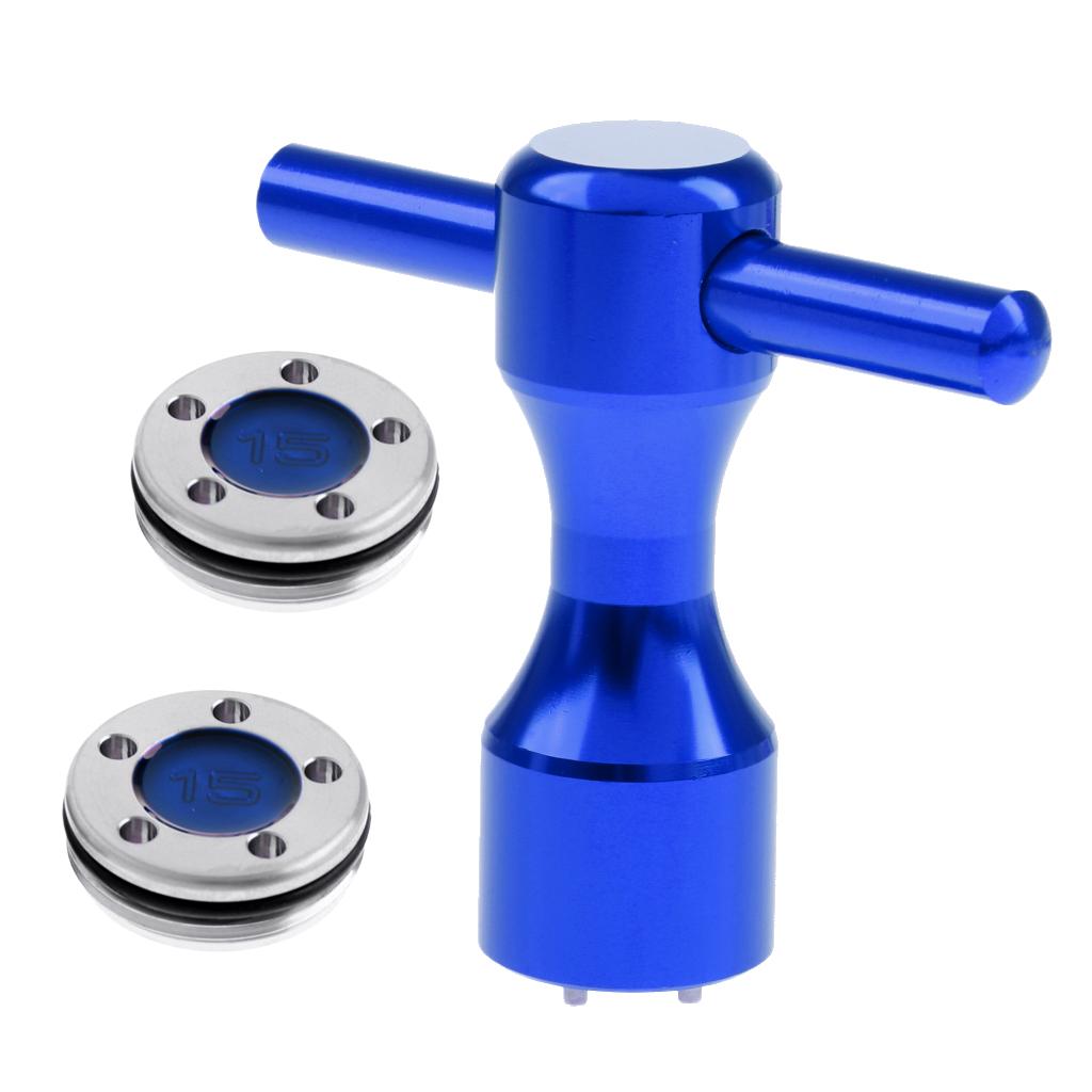 2 Pcs 5-20 Grams Golf Custom Weights with Wrench for Putters