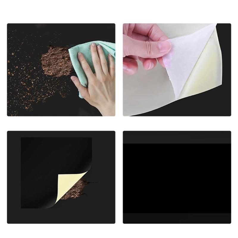 Tear Resistant Butyl Pond Liner Patches Kits Repair Patches Tape With Permanent Bonding For Outdoor Water Features 2PCS