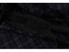 High-Waisted Navy Blue Plaid Fishtail Long Skirt - Slimming & Thickened for Autumn/Winter Women's Collection