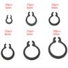 300Pcs 18Sizes C-Clips Snap Ring Circlip Retaining Ring Set Assortment with Case