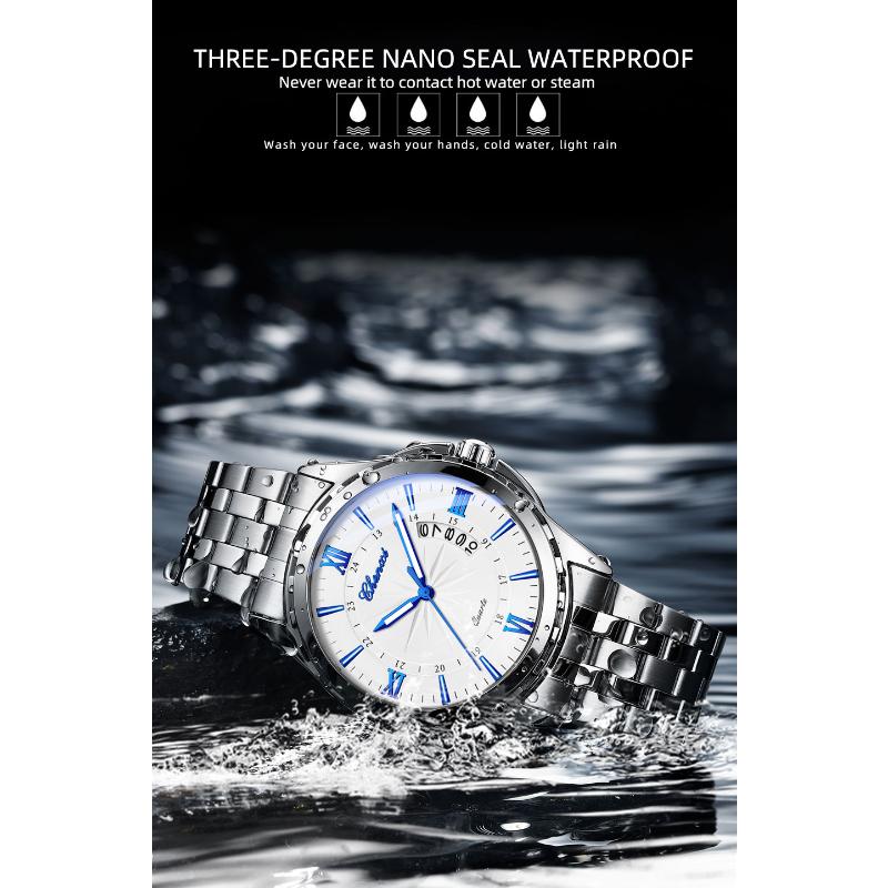 Chenxi NOUVELLES Montres pour Hommes Mode Sport Quartz Calendrier Étanche Lumineuse Montre Acier Inoxydable Cadeaux pour Hommes