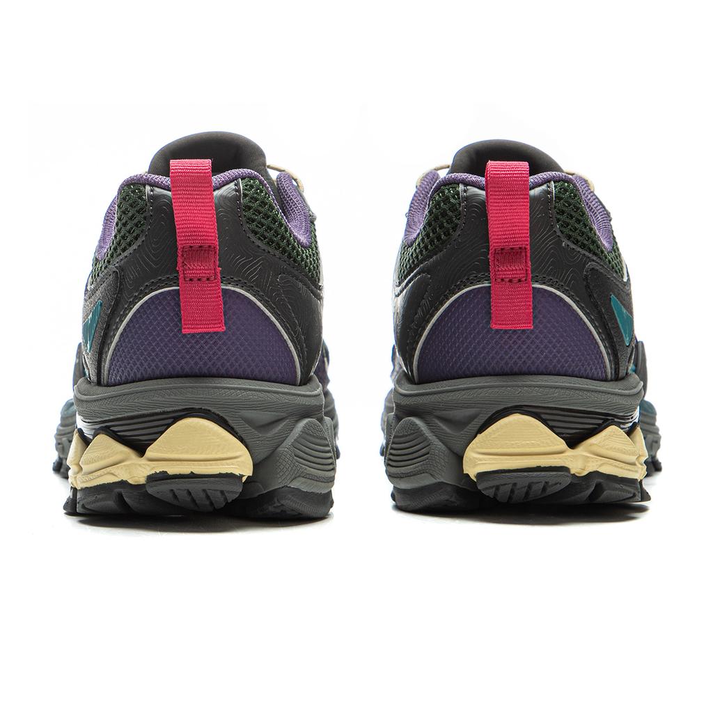 New LiNing Support 2.0 Trail V2 Slip Resistant Abrasion Resistant Low Top Running Shoes Women's Gray Blue ARXU024-2