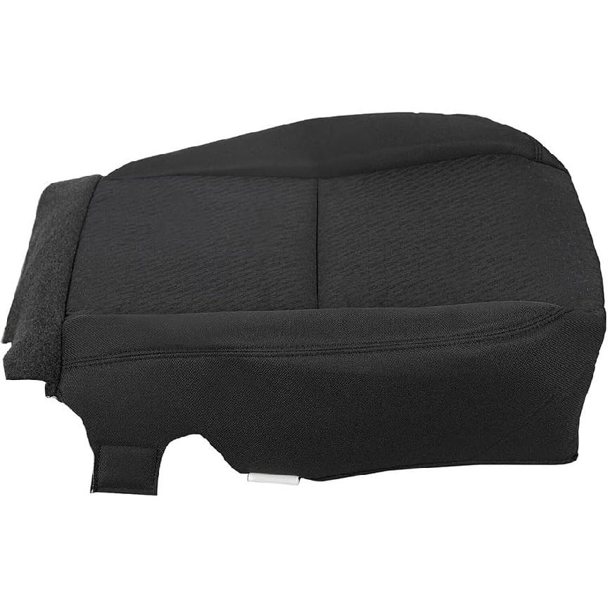 Driver Bottom Cloth Seat Cover, Replacement Black Driver Side Seat Cover Compatible with Chevy Avalanche Silverado/with GMC Sierra 1500 2500HD 3500HD