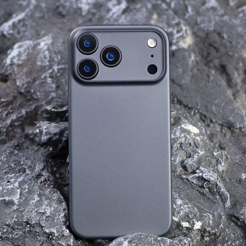 Schlanke atmungsaktive mattierte Hülle für iPhone 17 16 15 14 13 12 11 Pro Max 7 8 Plus SE 17 Air Harte PC-Stoßfeste Abdeckung