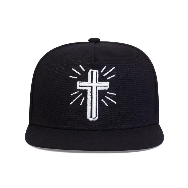 Fashion Hip Hop Baseball Cap Jesus Cross Embroidery Trucker Caps Cotton Snapback Hat Outdoor Sun Hats Sports Leisure Caps