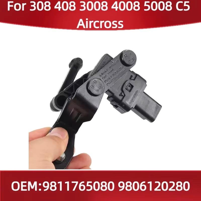 9811765080 9806120280 Fit for Peugeot 308 408 3008 4008 5008 C5 Aircross Adjustable high and low beam headlight height sensor