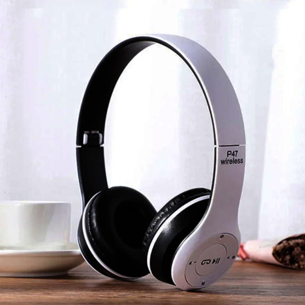 Head Mounted P47 Bluetooth Headset HiFi Sound P47 Wireless Headset Music Stereo P47 Headphone  Game
