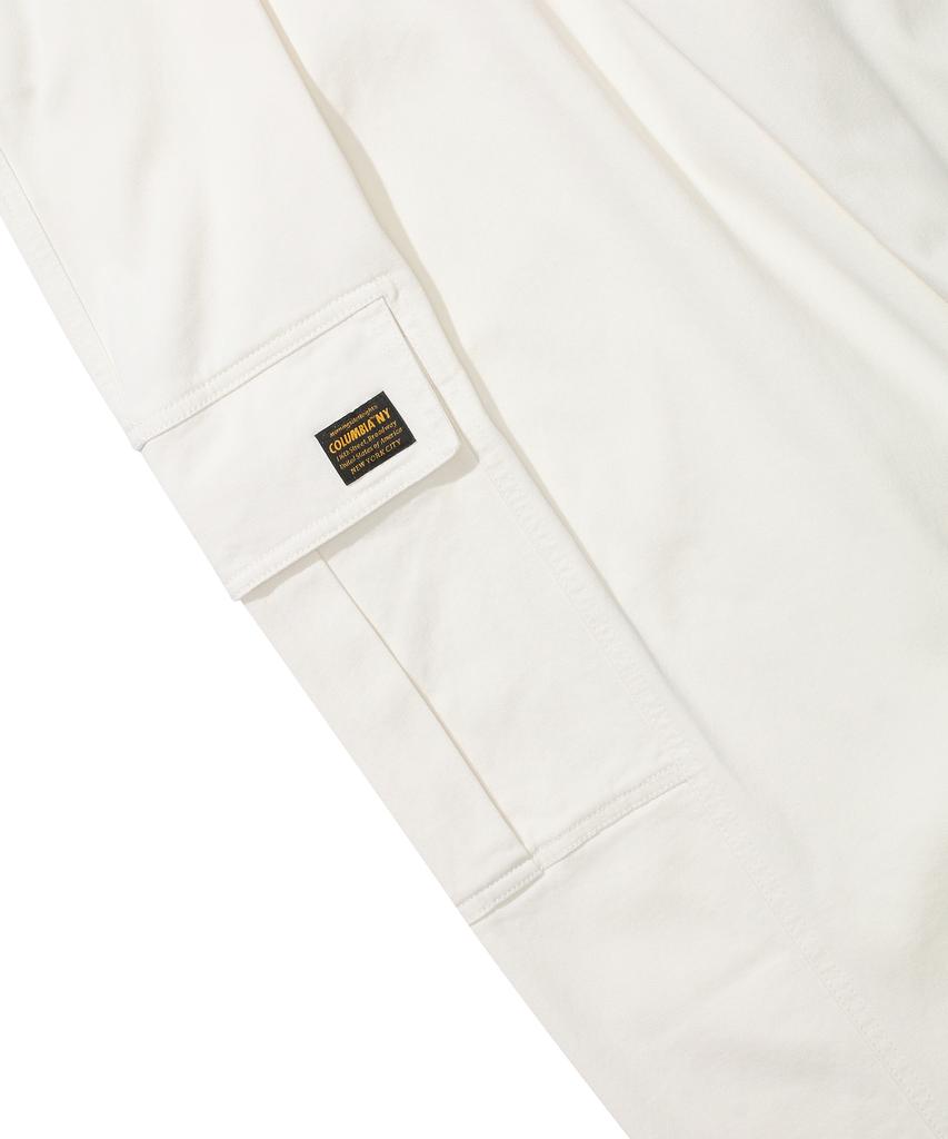 COLUMBIA UNIVERSITY M-Label Wide-Fit Cargo Pants Cream