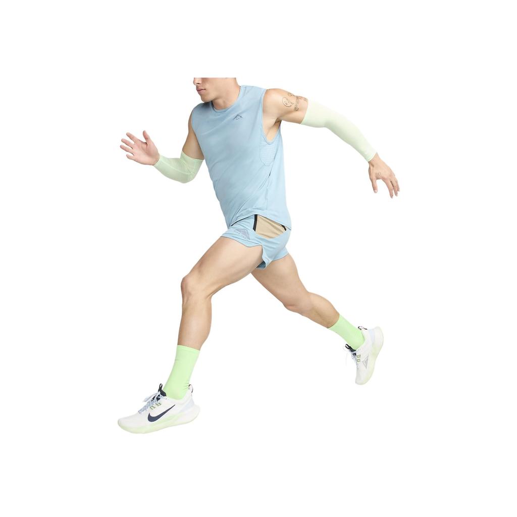 Nike Trail Second Sunrise Dri-FIT Outdoor Casual Elastic Waist Logo Print Sports Shorts Men Shorts Denim-Blue DV9311-464