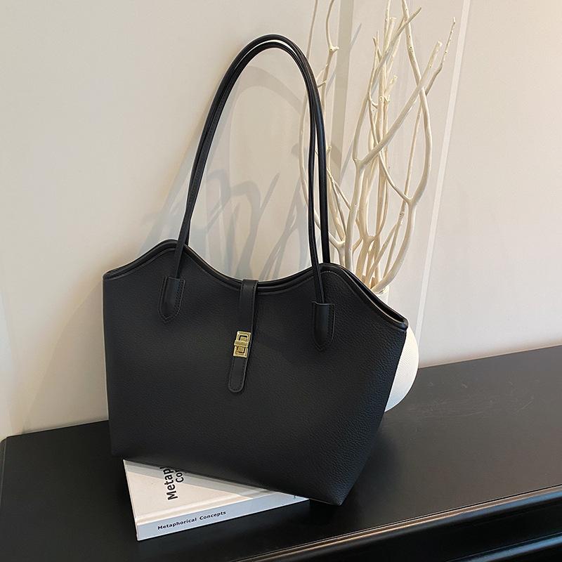 New summer large-capacity bag commuter premium light luxury tote bag shoulder bag women's bag