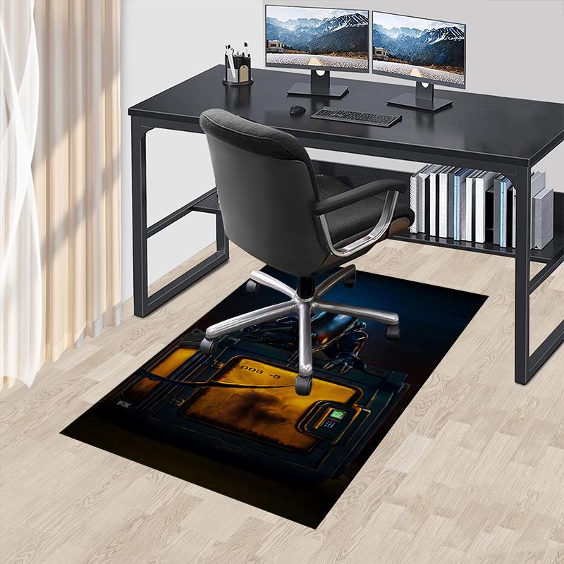 Alien Chair Mat Office Carpet for Desk, Large Area Rug for Home Decor, Sofa Carpet, Gift Idea for Office and Living Room