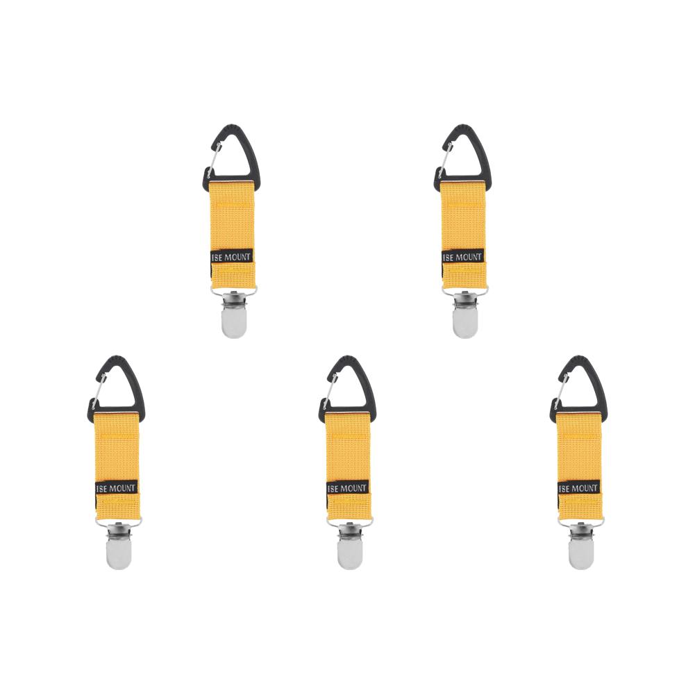 5Pcs Travel Leather Hat Clip Outdoor Backpack Luggage Storage Bag Leather Hat Clip Multifunctional Straw Hat Clip Hat Accessory