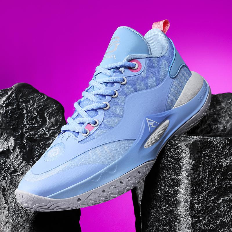 Dämpfende Rückprall-Basketballschuhe für Herren und Damen Trendige Sportschuhe Rutschfest und verschleißfest Jugend-Sportschuhe für Training und Basketball