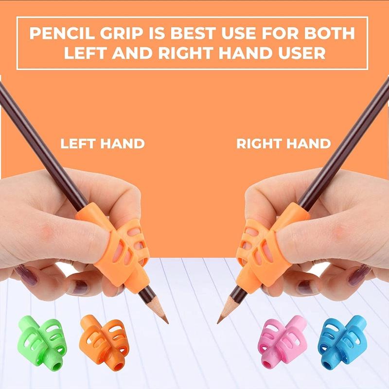 3/6/9 Stück Silikon-Stifthalter für Kinder, Perfekt zum Korrigieren der Handschrift Haltung und für das Handschrift-Training