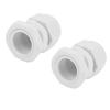 10PCSCelsiusset  IP68 Waterproof White Nylon Plastic Cable Gland Connector (PG16 )
