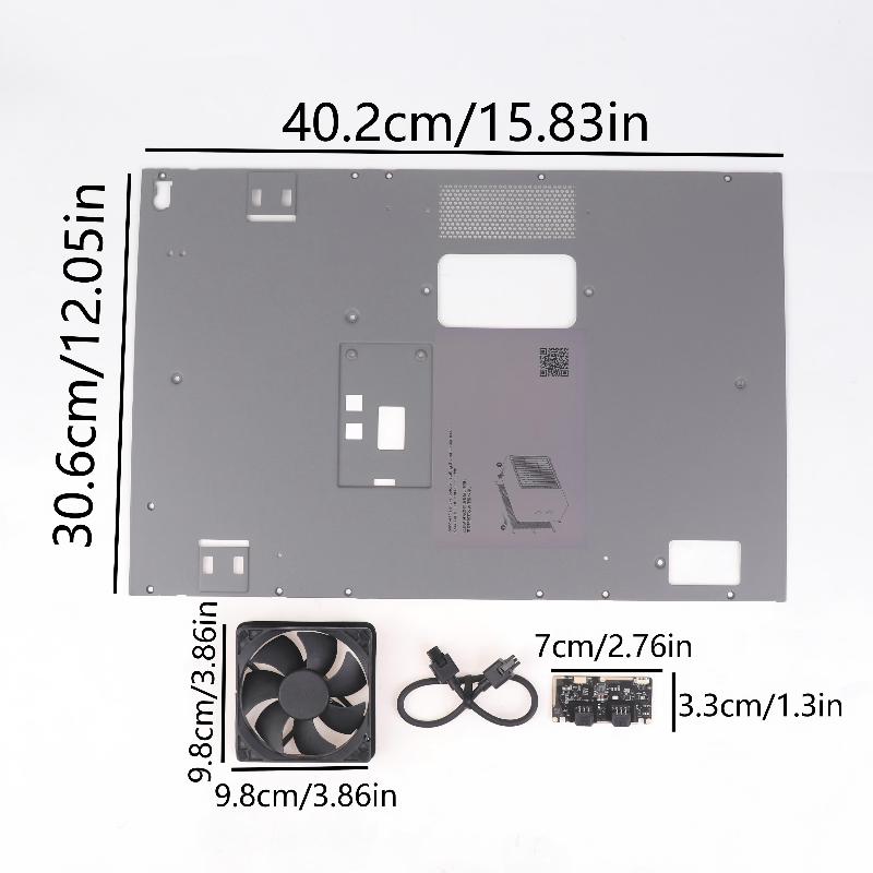 For P2S External Exhaust Fan Kit 3D Printer Upgrade Accessories P2S Chamber Exhaust Fan Spare Parts Purify Exhaust