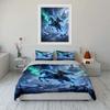 "Fantasy Lightning Warrior Decor Set" Soft Comfortable Duvet Cover Bedding Set Included 1*Duvet Cover & 2*Pillowcases, gift
