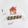 Cross-border Christmas Santa Climbing Ladder Lights for Tree & Window Decoration