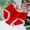 Mid-waist Panties Brushed Comfort Women's Underwear Triangle Soft Breathable Buttocks Bowknot Panty
